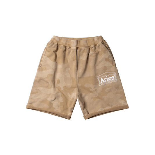 Aged Temple Camo Sweatshort - Desert