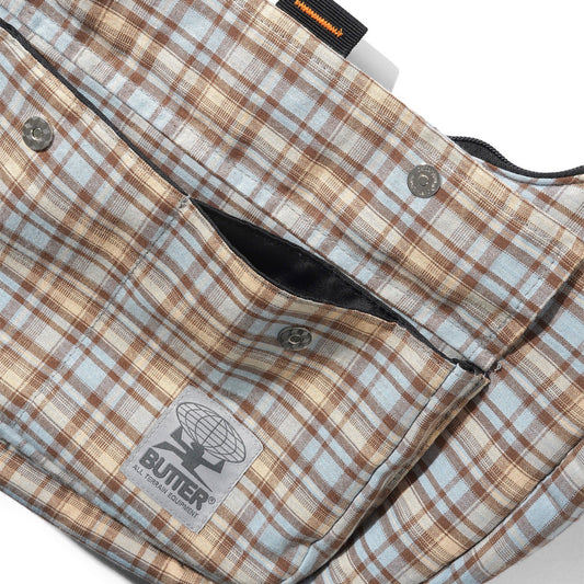 Crossbody Bag - Sky / Tan