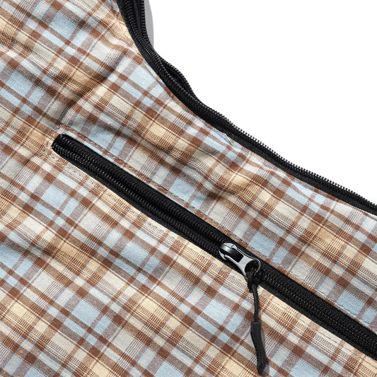 Crossbody Bag - Sky / Tan