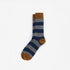 Houghton Stripe Socks - Asphalt