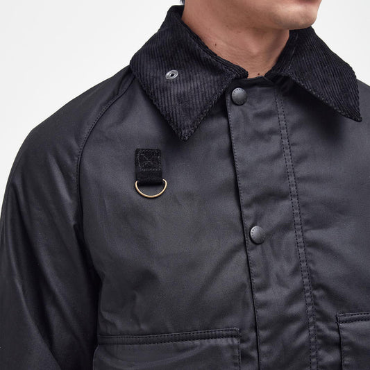 Spey Slim Waxed Jacket - Black