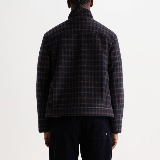 Bayer Harrigton, Drawn Check - Brown / Navy