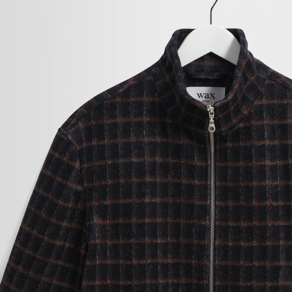 Bayer Harrigton, Drawn Check - Brown / Navy