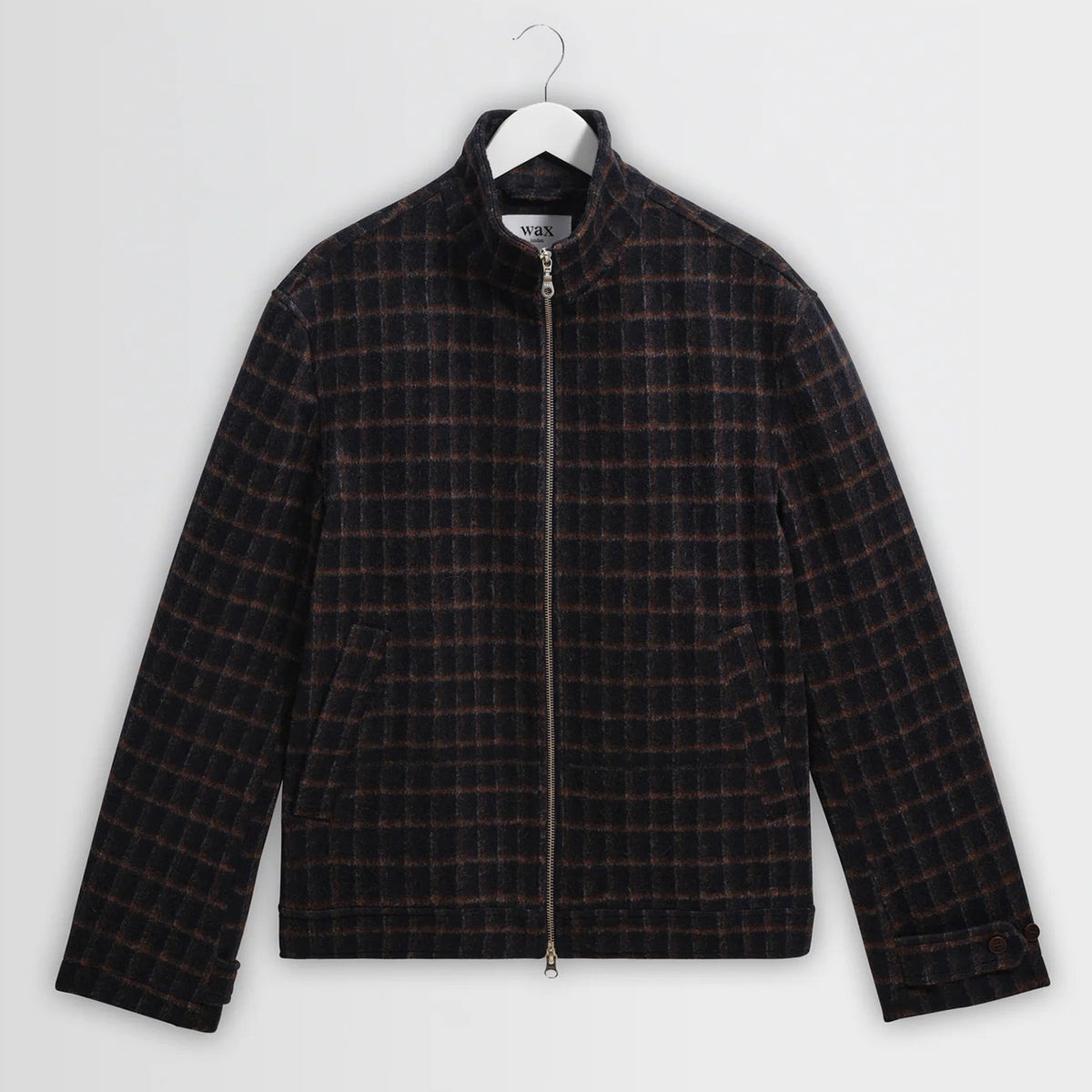 Bayer Harrigton, Drawn Check - Brown / Navy