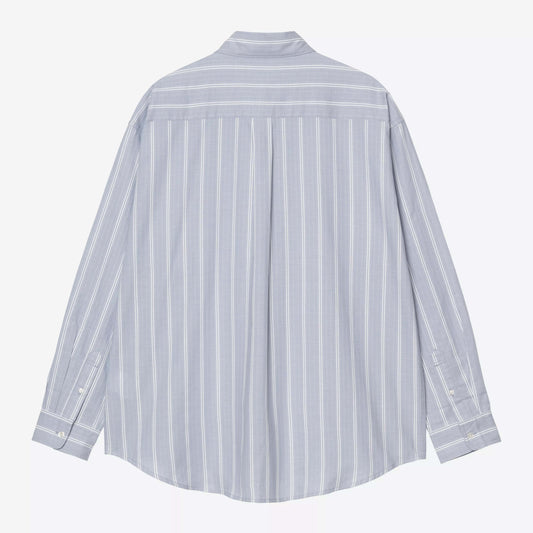 L/S Beale Shirt - Beale Stripe, Gentle Blue