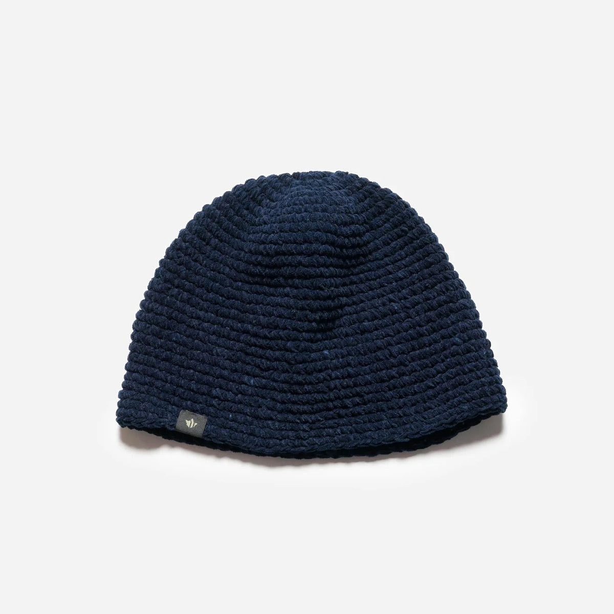 7292 Maharishi Crochet Beanie - Natural Indigo