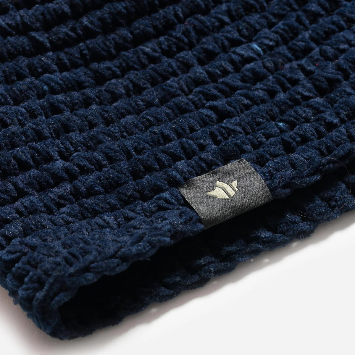 7292 Maharishi Crochet Beanie - Natural Indigo