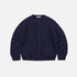 Brushed Wool Round Cardigan - Purple