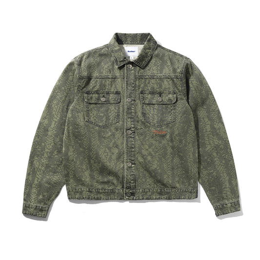 Garage Denim Jacket - Lowland Camo