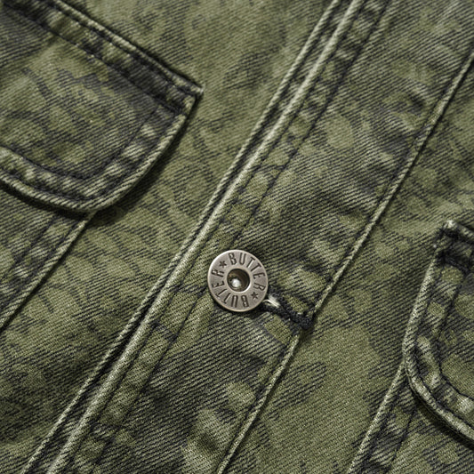 Garage Denim Jacket - Lowland Camo