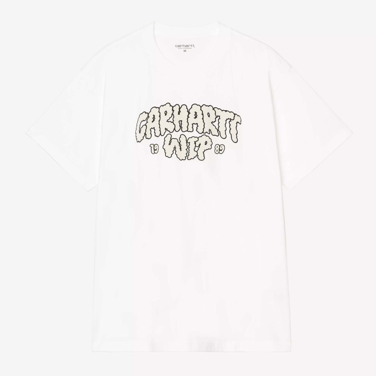 S/S Cloud Script T-Shirt - White