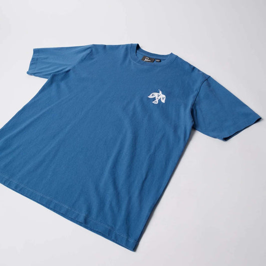 Crow Logo T-shirt - Blue