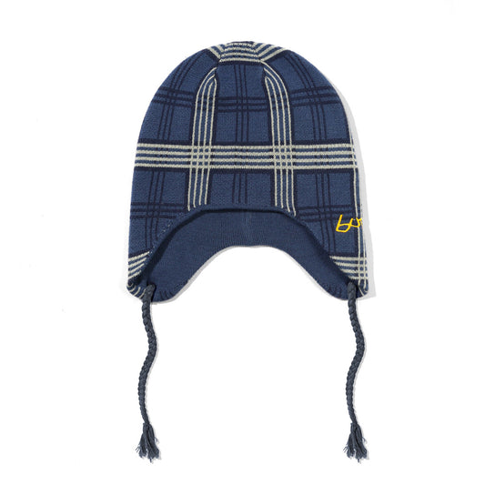 Earflap Beanie - Plaid