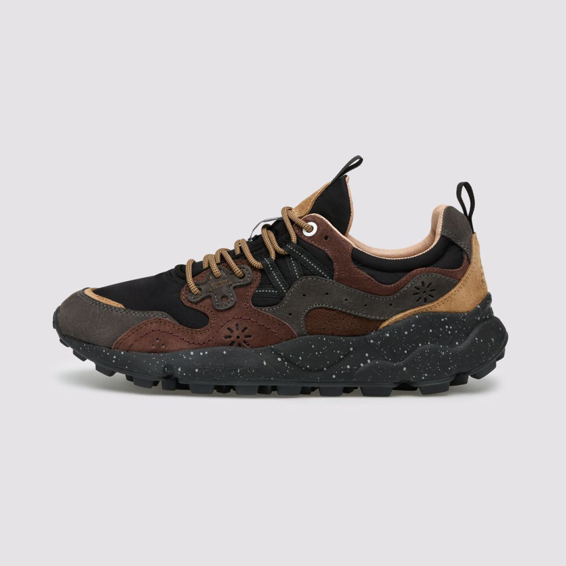 Yamano 3 Man, Suede / Nylon -  Dark Grey / Black / Dark Brown