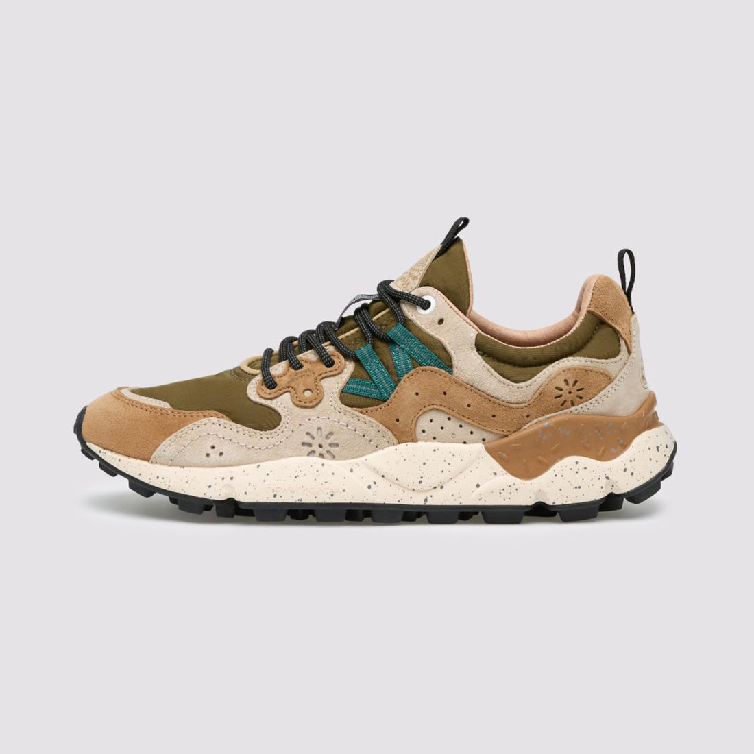Yamano 3 Man, Suede / Nylon -  Cream / Brown / Taupe