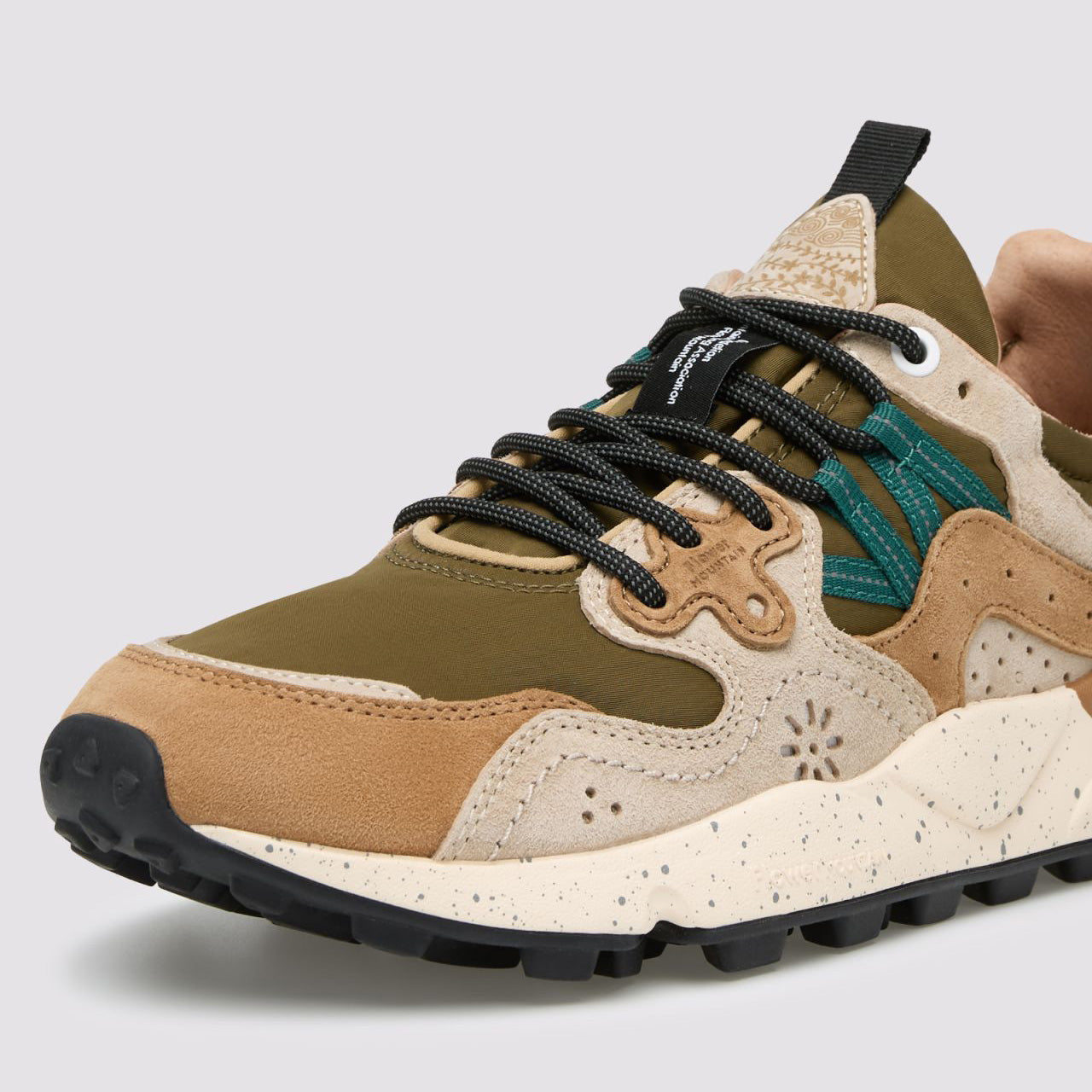 Yamano 3 Man, Suede / Nylon -  Cream / Brown / Taupe