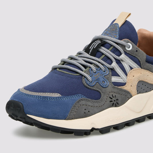 Yamano 3 Man, Suede / Canvas - Navy / Anthracite