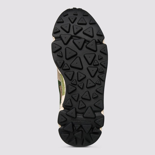 Yamano 3 Uni, Suede / Wool Knit Herringbone - Dark Grey / Mud / Light Brown