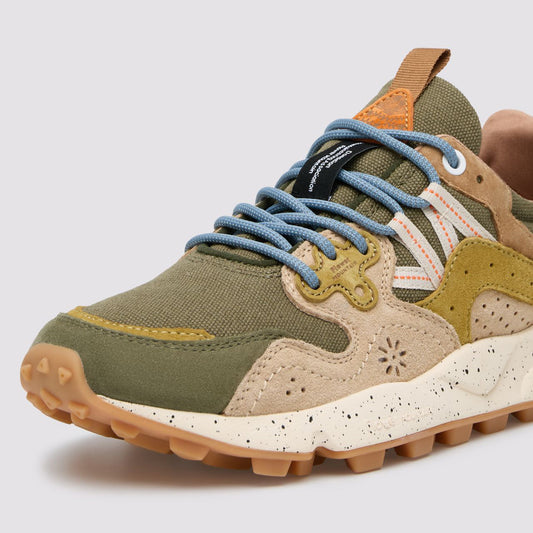 Yamano 3 Uni, Suede / Canvas - Military / Taupe