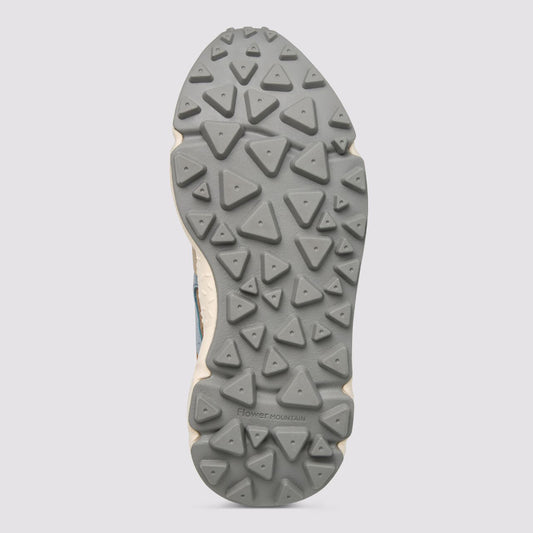 Yamano 3 Uni - Suede / Wool Knitting Cheques - Dark Grey / Stone / Petrol