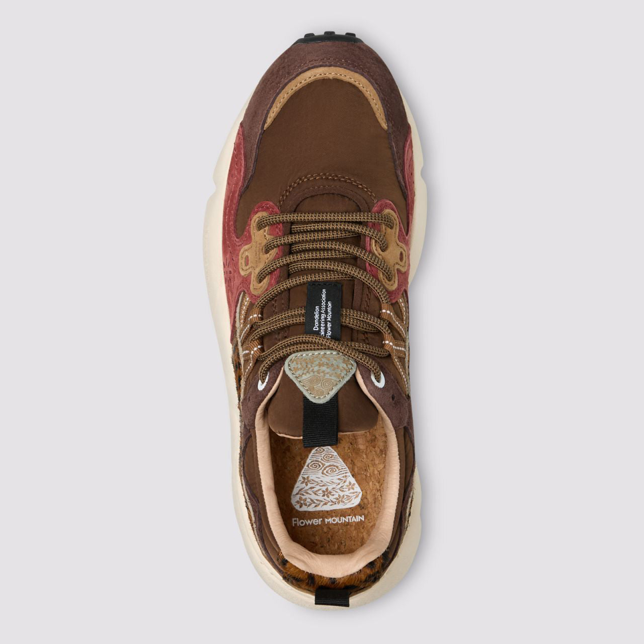 Yamano 3 Uni, Suede / Pony Hair / Nylon - Brown / Bordeaux