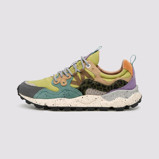 Yamano 3 Uni - Suede / Pony Hair / Nylon - Dark Grey / Acid Green / Bottle