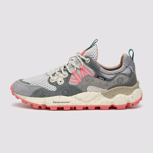 Flower Mountain x STAPLE Yamano 3 Uni - Suede/Mesh - Grey-Anthracite-Rose