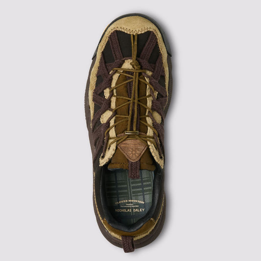 Nicholas Daley X Flower Mountain Iwano 2 Uni, Suede / Technical Fabric - Green / Brown