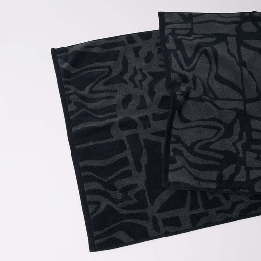 Broken FTP Bath Towel Set - Black