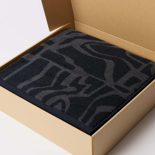 Broken FTP Bath Towel Set - Black
