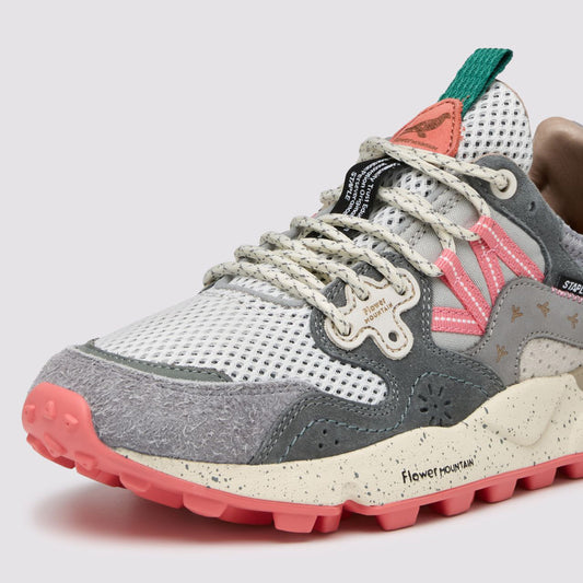 Flower Mountain x STAPLE Yamano 3 Uni - Suede/Mesh - Grey-Anthracite-Rose