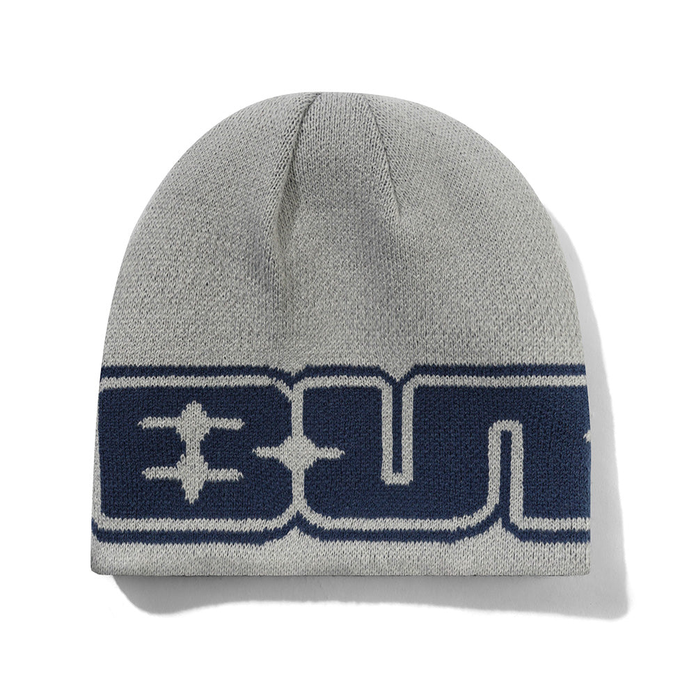 Glint Reversible Skully Beanie - Navy / Grey