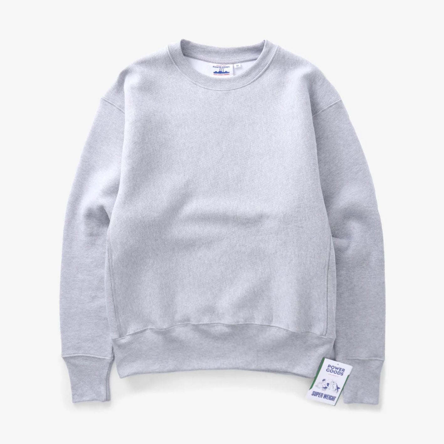 Super Weight Crewneck - Heather Grey