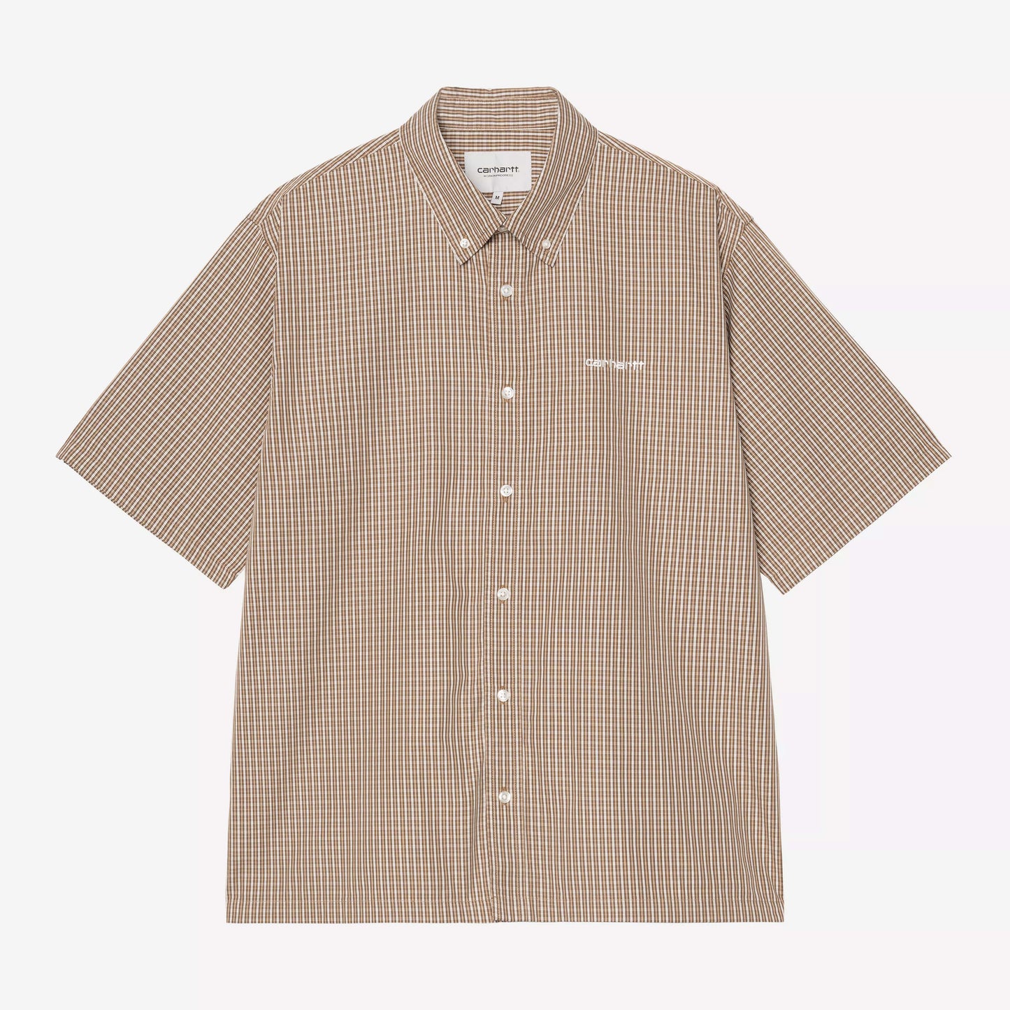S/S Groff Shirt - Groff Check, Hamilton Brown