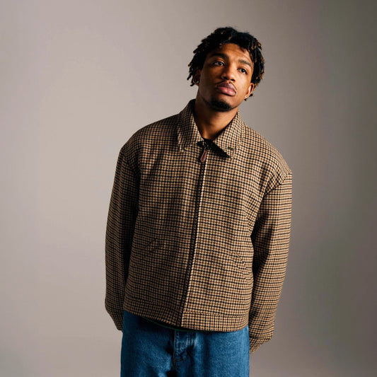 Harrington Jacket - Houndstooth