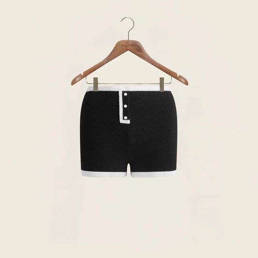 W' Contrast Hot Pants