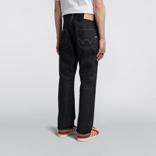 ED-47 - Regular Straight Jeans - Red Selvage 14oz - Blue Unwashed