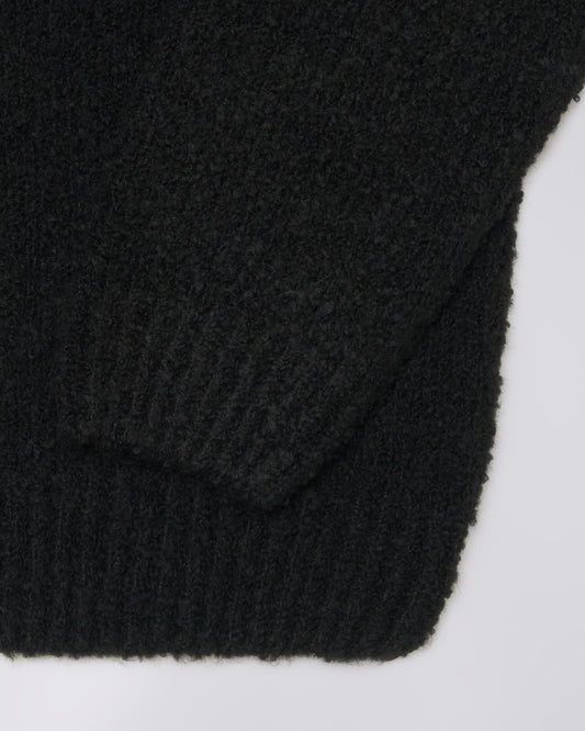 Dun Textured Sweater - Black