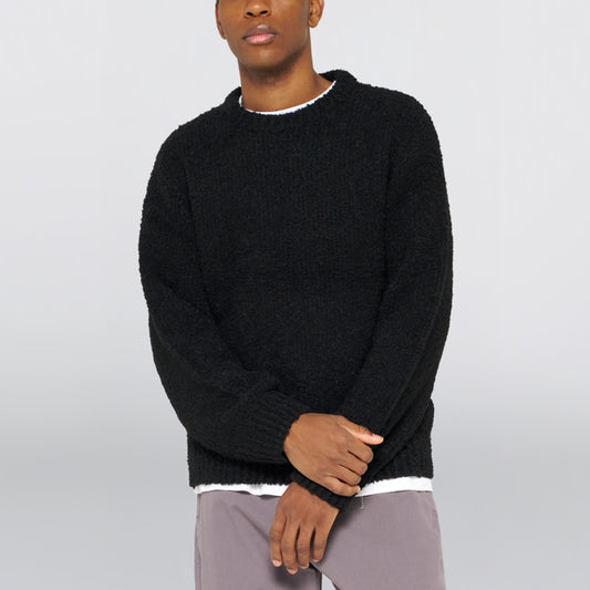 Dun Textured Sweater - Black