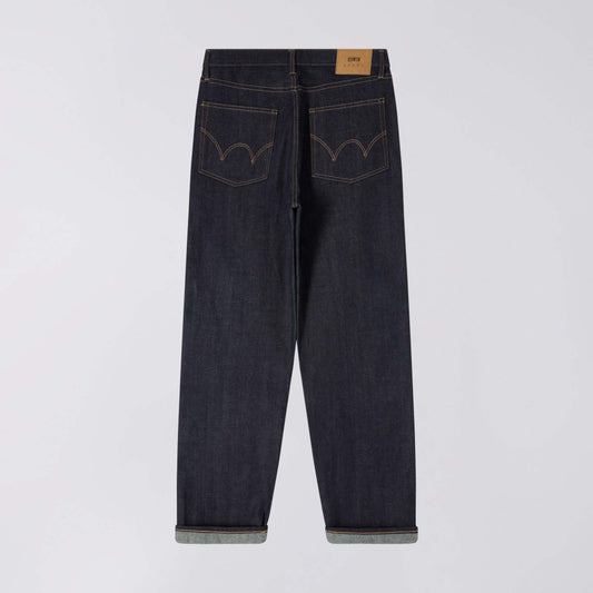 Loose Fit - Kurabo, Recycle Denim, Red Selvage, 14oz - Blue Unwashed