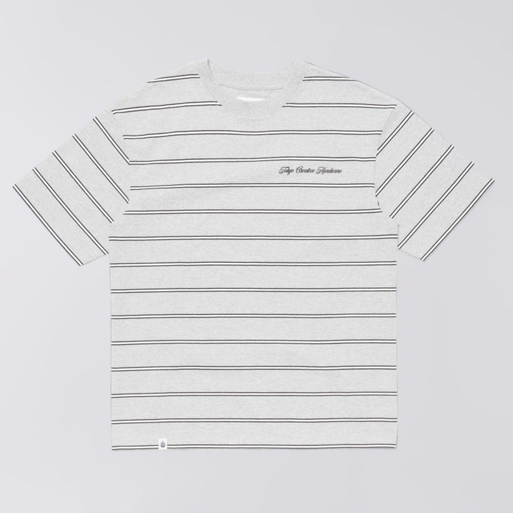 Bolton T-Shirt - Grey Marl / White