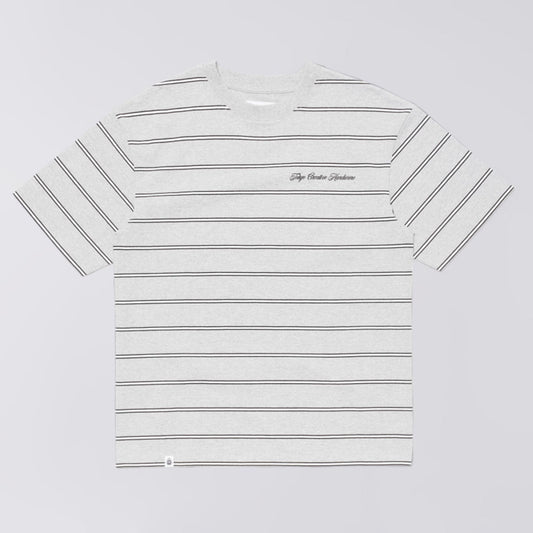Bolton T-Shirt - Grey Marl / White