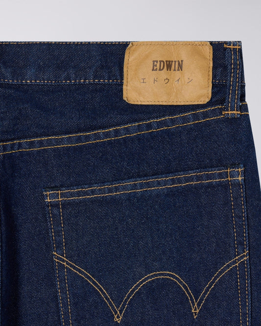 Loose Fit Jeans, Kaihara Pure Indigo Openend Denim, 12.5oz - Blue Rinsed