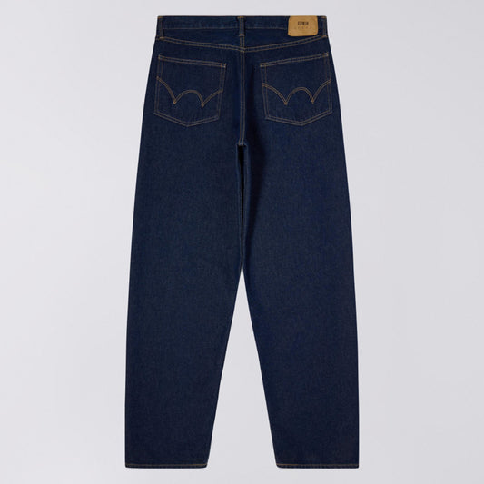 Loose Fit Jeans, Kaihara Pure Indigo Openend Denim, 12.5oz - Blue Rinsed