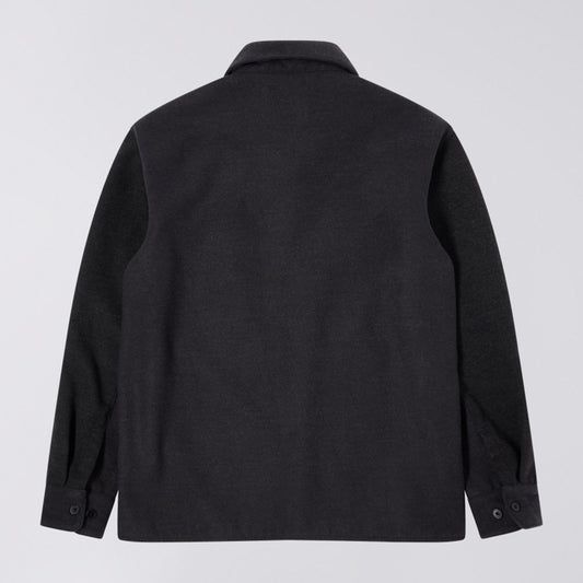 Snug Overshirt LS - Dark Grey Marl