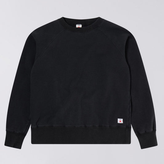 Raglan Sleeve Crew - Made in japan- Black
