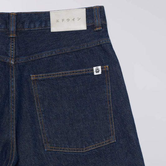 Worker Short - Blue (Dark Marble Wash)