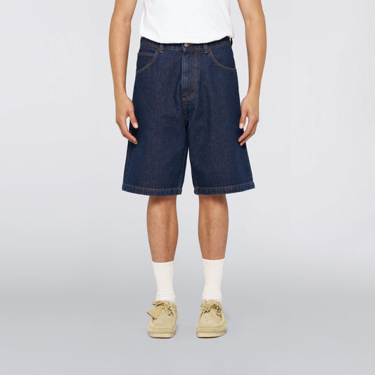 Worker Short - Blue (Dark Marble Wash)