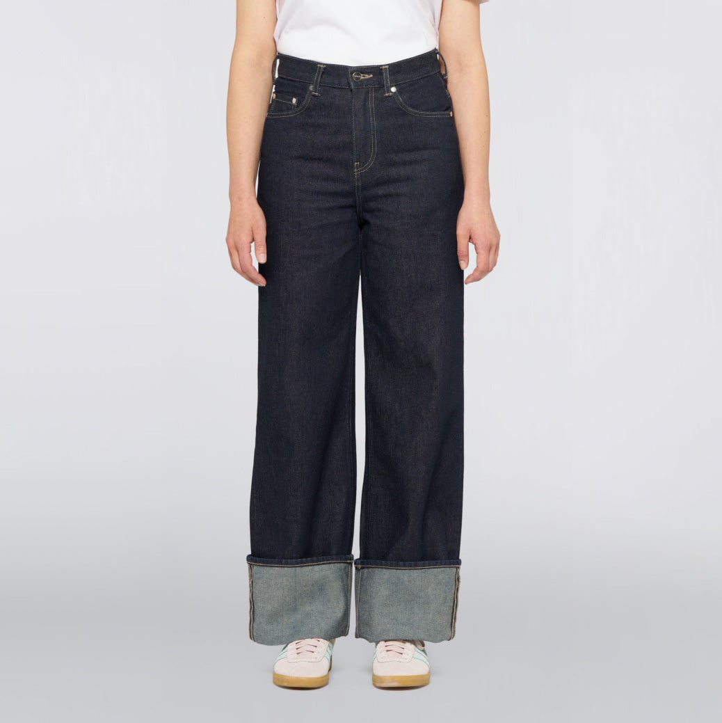 W' Bonnie Pant - Blue (Rinsed)