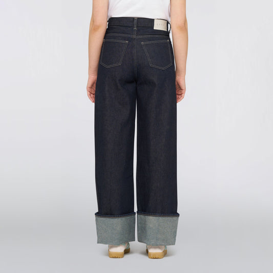 W' Bonnie Pant - Blue (Rinsed)